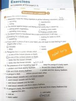 إجابات تدريبات ساينس من كتاب المعاصر للصف الرابع الإبتدائي ترم أول 2022