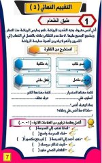 تقييم نهائي في اللغة العربية للصف الثالث الأبتدائي ترم أول 2022