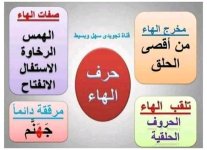 تلخيص مخارج و صفات الحروف الهجائية