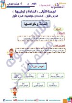 الوحدة الأولى علوم للصف الأول الإعدادي ترم أول 2022