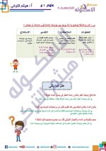 الوحدة الأولى علوم للصف الأول الإعدادي ترم أول 2022