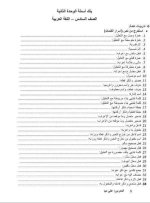 بنك أسئلة الوحدة الثانية اللغة العربية الصف السادس 2022 منهاج سوريا
