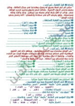 مراجعة الموضوعين الأول والثاني لغة عربية للصف الرابع الأبتدائي ترم أول 2022
