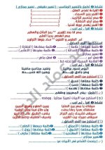 مراجعة الموضوعين الأول والثاني لغة عربية للصف الرابع الأبتدائي ترم أول 2022