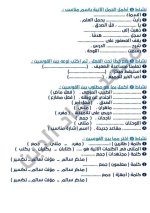 مراجعة الموضوعين الأول والثاني لغة عربية للصف الرابع الأبتدائي ترم أول 2022