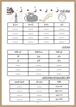 مذكرة ممتازة أنشطة وتدريبات
لغة عربية الصف الأول الإبتدائي