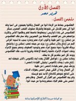 قصة كفاح شعب مصر الفصل الأول والثانى فى اللغة العربية للصف الثانى الإعدادى الترم الأول 2022 مناهج مصر