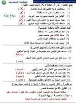 سؤال وجواب فى مادة الدراسات الإجتماعية للصف الرابع الإبتدائى الترم الأول 2022 مناهج مصر