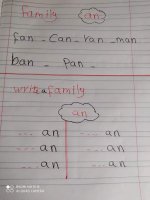 واجب مراجعة على a   
family  (at. an,  ad, og, en, ug,)