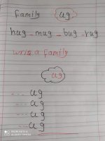 واجب مراجعة على a   
family  (at. an,  ad, og, en, ug,)