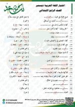 عاجل رسميا نماذج للصف الرابع لكل المواد
وتعليمات التوجيه لوضع الامتحان مناهج مصر