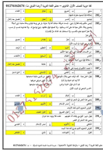500 سؤال مجاب فى اللغة العربية للصف الأول الثانوي الترم الأول 2022 مناهج مصر