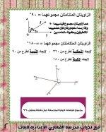 تلخيص مثالى لنظرى الهندسة مع مجموعة أسئلة مجاب عليها فى الهندسة مناهج مصر