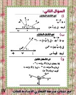 تلخيص مثالى لنظرى الهندسة مع مجموعة أسئلة مجاب عليها فى الهندسة مناهج مصر