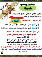 مراجعة نهائية فى النحو مع تدريبات للصف السادس الإبتدائى الترم الأول 2022 مناهج مصر
