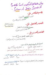 قواعد نحوية للصف السادس الإبتدائى الترم الأول 2022 مناهج مصر