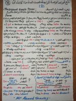 تجميع لجرامر فى اللغة الإنجليزية للصف السادس الإبتدائى الترم الأول 2022 مناهج مصر