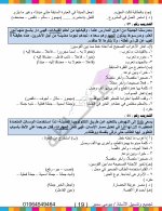 مذكرة القواعد النحوية فى اللغة العربية للصف الأول الإعدادى الترم الأول 2022 مناهج مصر