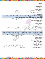 مذكرة القواعد النحوية فى اللغة العربية للصف الأول الإعدادى الترم الأول 2022 مناهج مصر