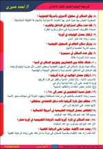 مراجعة على الوحدة الثانية جغرافيا للصف الثالث الإعدادي ترم أول 2022 مناهج مصر