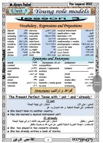 الوحدة الخامسة لغة إنجليزية للصف الثالث الإعدادي ترم أول 2022 مناهج مصر