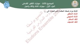 فلسفة للصف الأول الثانوي ترم أول 2022 مناهج مصر