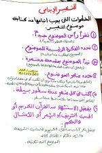 مواضيع تعبير للصف الخامس والسادس الابتدائي 2022 مناهج مصر