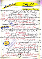 مراجعة نهائية في اللغة العربية للصف الثاني الإعدادي ترم أول 2022 مناهج مصر