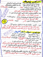 مراجعة نهائية في اللغة العربية للصف الثاني الإعدادي ترم أول 2022 مناهج مصر