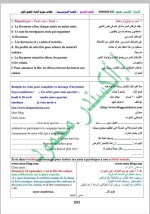 كل ما يخص مادة اللغة الفرنسية الصف التاسع 2022 المنهاج السوري