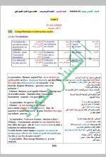 كل ما يخص مادة اللغة الفرنسية الصف التاسع 2022 المنهاج السوري