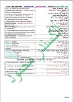 كل ما يخص مادة اللغة الفرنسية البكلوريا 2022 المنهاج السوري