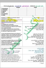 كل ما يخص مادة اللغة الفرنسية البكلوريا 2022 المنهاج السوري