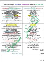 كل ما يخص مادة اللغة الفرنسية البكلوريا 2022 المنهاج السوري