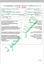 كل ما يخص مادة اللغة الفرنسية البكلوريا 2022 المنهاج السوري