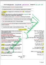 كل ما يخص مادة اللغة الفرنسية البكلوريا 2022 المنهاج السوري