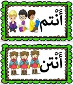 بطاقات الضمائر جاهزة للاستخدام مع الاطفالومعبرة