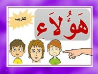 بطاقات أسماء الإشارة للقريب للاطفال