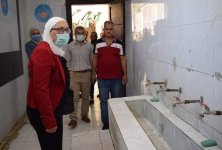 تفقد أوضاع الأبناء الوافدين من المناطق الساخنة لأداء امتحاناتهم العامة في حلب
