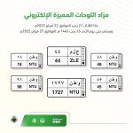 وطن 1727"..لوحة جديدة في مزاد "أبشر" الاستثنائي في يوم التأسيس