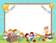 أجمل خلفيات جاهزة للكتابة عليها _ رياض أطفال