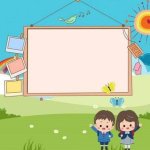 أجمل خلفيات جاهزة للكتابة عليها _ رياض أطفال