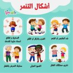 بطاقات عن التنمر وتطبيقات تربويه عليه