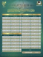 اعتماد جدول أئمة صلاتي التراويح والتهجد بالمسجد النبوي خلال شهر رمضان