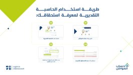 4 خطوات لاستخدام حاسبة الدعم التقديرية في حساب المواطن