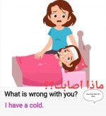 محادثة باللغة الانكليزية مكتوبة عن طريق سؤال وإجابة للاطفال