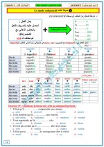 اللغة الفرنسية مكتسبات سابقة - الأزمنة البسيطة بكلوريا علمي وأدبي 2023 المنهاج السوري