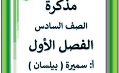 مذكرة شاملة في اللغة العربية للصف السادس الفصل الاول 2023 المنهاج الكويتي