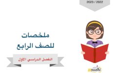 ملخصات في العلوم للصف الرابع الفصل الاول 2023 المنهاج الكويتي