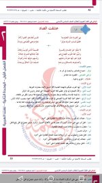 حل لغة عربية الوحدة الثانية الصف السادس
الفصل الأول 2022 المنهاج السوري